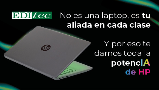 Laptop HP G9 Ideal para IA y crear planeaciones donde estés