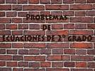 Para retomar problemas de ecuaciones de 2º grado