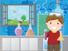 Experimentos para niños, para colorear