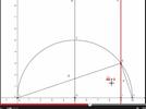 Construcción geométrica de √8